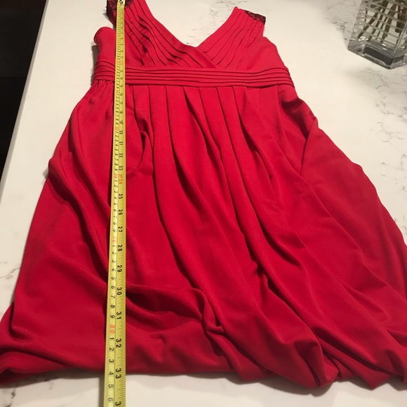 Max and Cleo Crimson Red Dress - Picture 6 of 8